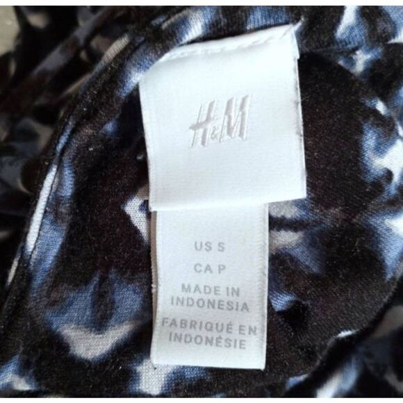 H&M NAVY & WHITE DRESS SZ.S EUC. - Picture 6 of 7